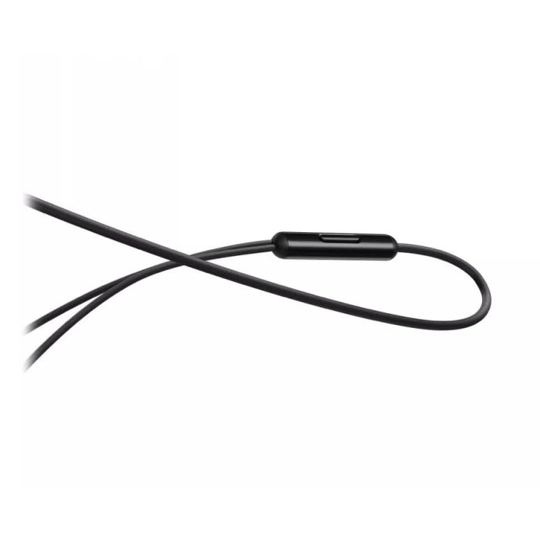 Image of Original Type C Earphones Compatible with Realme Buds Classic, Half in-Ear Wired Headset with Lightweight and Durable Cable (Black) D0004