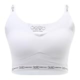 Raenseen Kinder Mädchen Sport Cami BHS Trainings BHS Mit Einstellbaren Riemen Festen Polstern Weiß 146-152