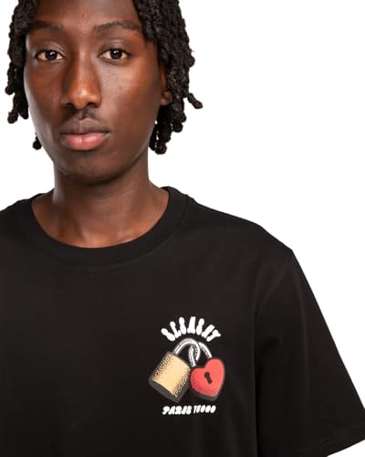 Element Lovers Lock - Camiseta de Manga Corta - Hombre - Azul