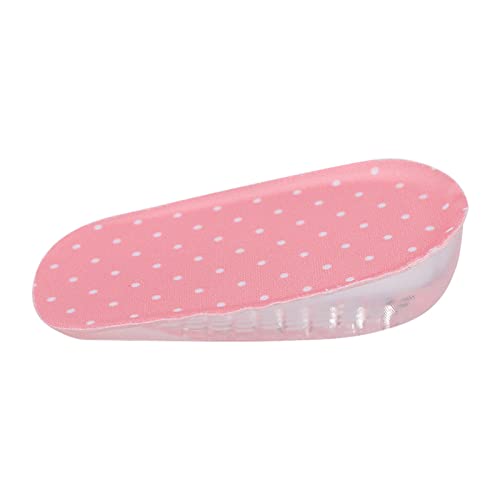 Selbstklebende Silikon-Einlegesohlen zur Erhöhung der Höhe, Fußorthopädie, Fußgewölbeunterstützung, Schuhe, Fersenpolster (2,5 cm)