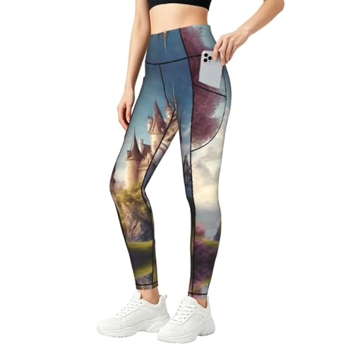 Contrôle du ventre et poches pratiques avec le pantalon de yoga taille haute