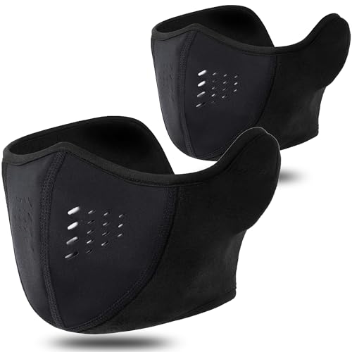 Image of WTACTFUL Breathable Half Face Mask for Men Women Warm Thermal Balaclava