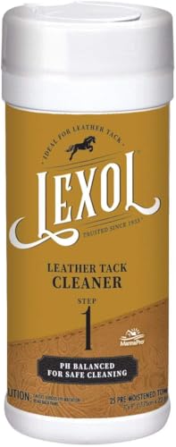 Lexol Leather Tack Cleaner Wipes, 25 Count