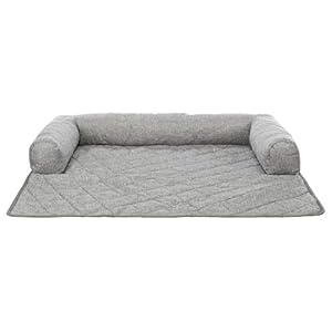 TRIXIE 37578 gestoffeerde deken Nero, hoekig, 90 × 90 cm, lichtgrijs