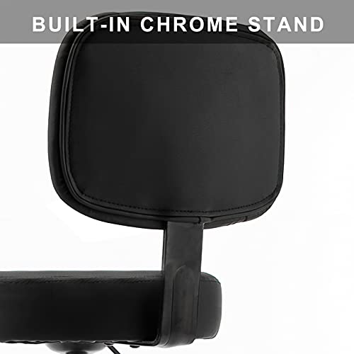 Covibrant Lockable Cushioned Shop Stool With Ergonomic Backrest Wheels Adjustable Heavy Duty Swivel Stool For Garage Workbench #TOP4