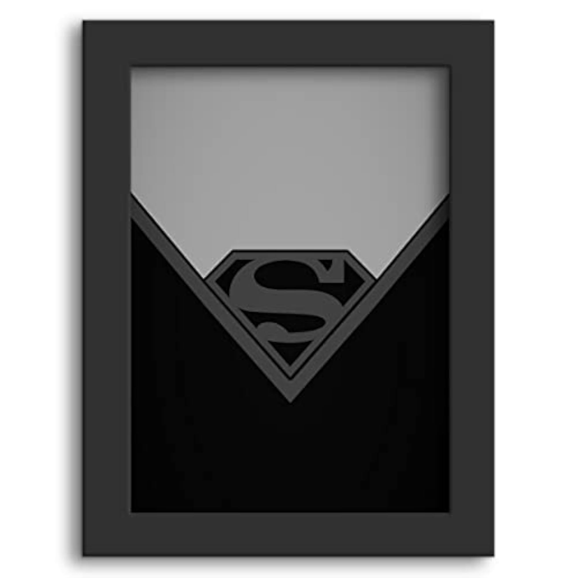 Superman Logo Poster with Frame