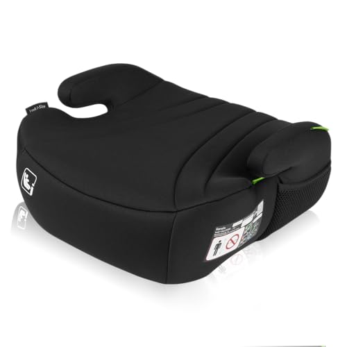 Lionelo LUUK I-Size Booster Car Seat for Kids 22-36kg/125-150cm with Latest i-Size Standard & Universal Fit with Seat Belt, Child Safety with Breathable & Washable Cover, Adaptive Foam, Armrests