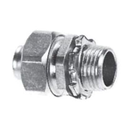 OZ Gedney Liquidtight Connector, Straight, 1", Malleable Iron