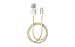 Produktbild iDeal Of Sweden Carrara Gold Lightning-Kabel (1m)