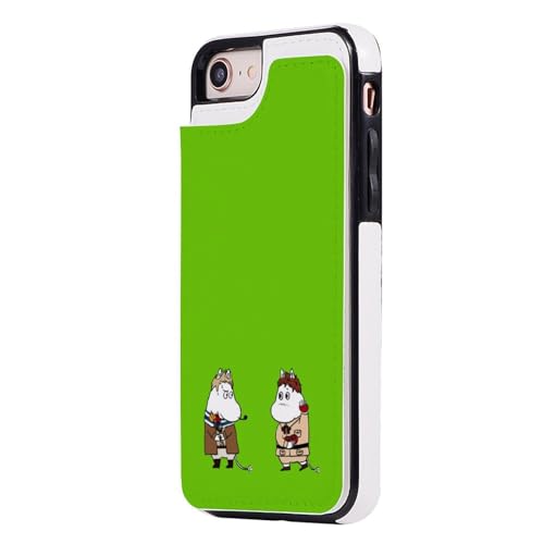 For iPhone 7 Plus/8 plus �Ή� �P�[�X �蒠�^ ���[�~�� �_�u���{�^���^ ���u���@�\ ���z�^ �v���~�A�����U�[�E�H���b�g�P�[�X, �}�O�l�b�g�� ���G��ǂ� �������U�[ �_�炩��tpu�P�[�X �J�[�h���[ ���^ �y�� 360�x�ی� #-
