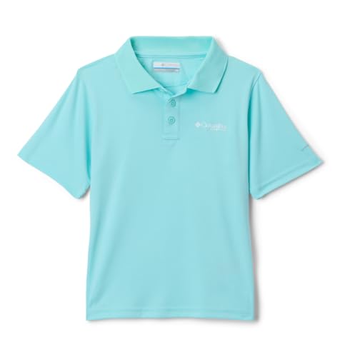 Columbia Youth Boys Slack Tide Polo, Gulf Stream, Small