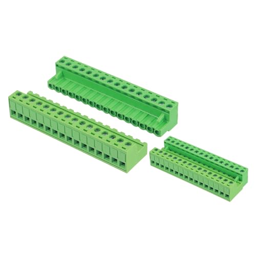Connecteur bornier à vis 16 broches pas 5mm mâle femelle pour montage circuit imprimé PCB