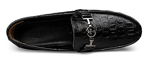 Minishion Mens Fashion Loafers Buckle Comfortable Dress Shoes 1595#4