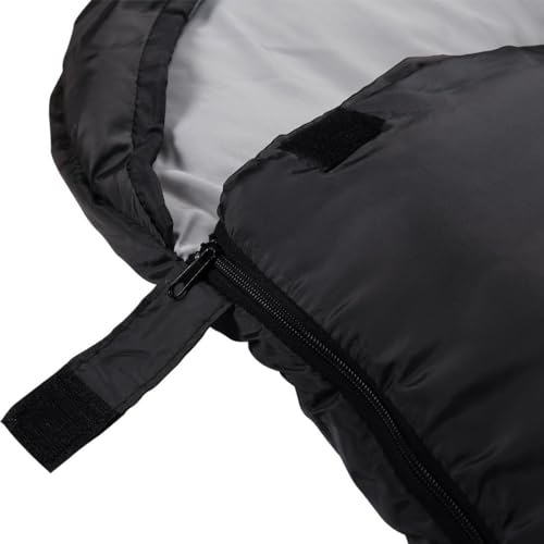 Black Sleeping Bags for Adults Backpacking Lightweight Waterproof- Cold Weather Sleeping Bag for Warm Camping Hiking Outdoor Travel Hunting with Camping Sleeping Bag (Black1, 86 x 31.5inches) — view 5