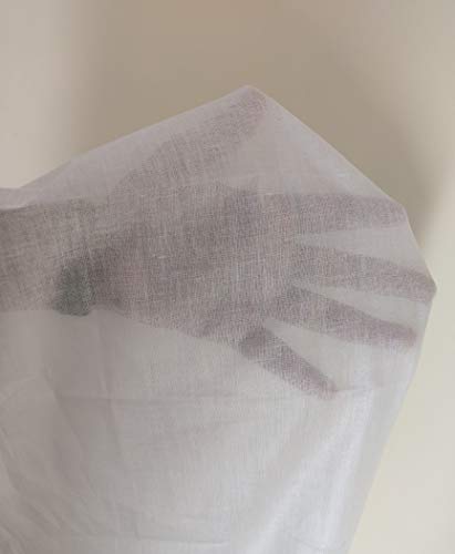 Clarkia 1X1 Meter Cotton Muslin Cloth For Kitchen Or Cheese Cloth Strainerultra Fine Fabric For Straining, Making Cheese, Baking Natural & Unbleached Beige Color, 100L x 100W x 100H cm