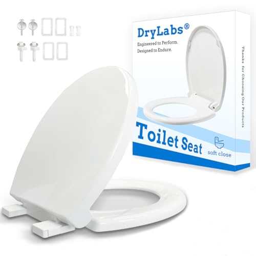 Round Toilet Seat 16.5" - Soft Close, Durable PP Toilet