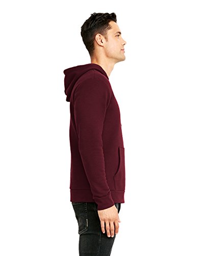 Next Level Unisex Pullover Hood L MAROON2