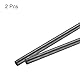 QUARKZMAN 2er Pack Carbonfaserstab, 10mm x 150mm für RC Flugzeug DIY Werkzeug Flügelrohr Quadcopter Arm