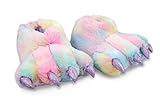 Youngfine Novelty 3D Slippers Warm Soft Shoes Home wear for Kids(M) Rainbow