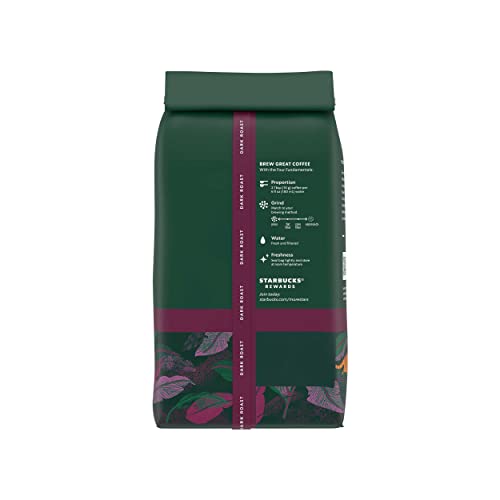 Starbucks Dark Roast Whole Bean Coffee — Sumatra — 100% Arabica — 1 Bag (12 Oz.) #TOP5