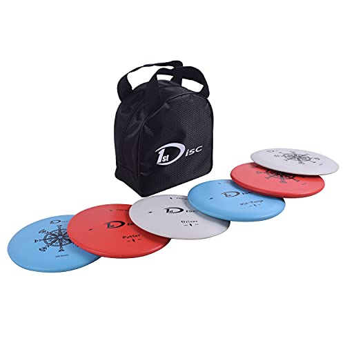 Disc Golf Starter Set-2 PCS Putter, 2 PCS Mid-Range, 2 PCS Driver with Bag - Thumbnail 2