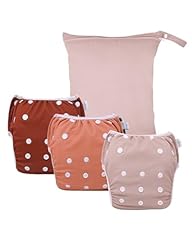 Red Brown & Peach Blossom Pink