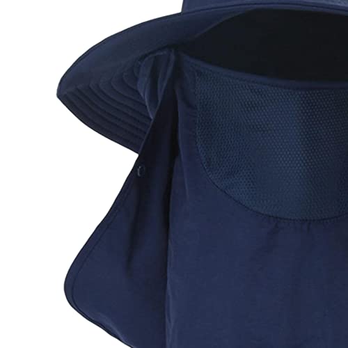 Chapéu de Pescador Capa de Pescoço e Rosto Chapéus de Pesca Masculino Proteção Solar Sombrero Chapéu