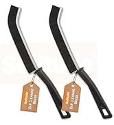 Solitude (2 Pcs) Mini Gap Cleaning Brush, Hard Bristle Crevice Cleaning Brush Tool for Household ...