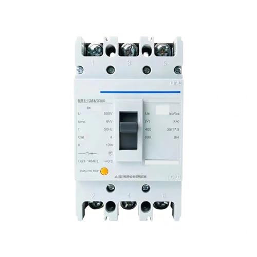 Disjoncteur à boîtier moulé haute performance NM1-125S/3300 80A pour tableau électrique
