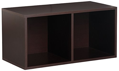 Foremost 327809 Modular Large Divided Cube Storage System, Espresso