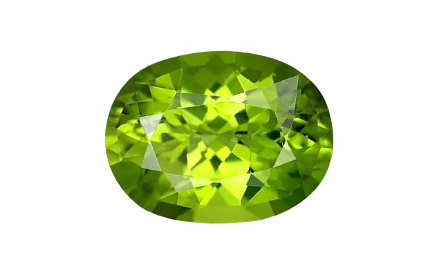 Pierre péridot naturelle de 13 carats véritable gemme d'olive