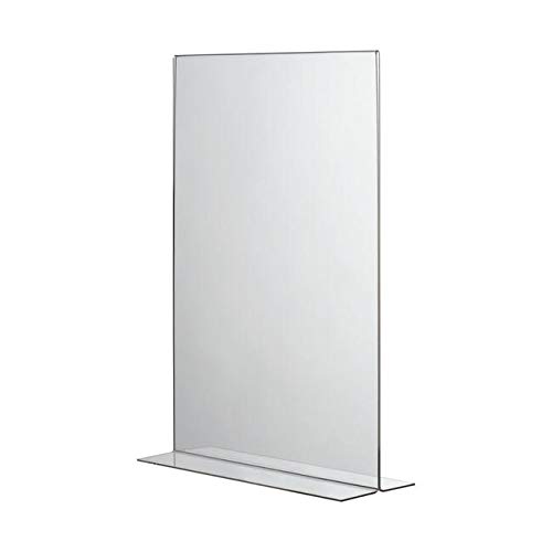PACK 5 Uds. Expositor Metacrilato Transparente A3 de Sobremesa de PET | Vertical | Soporte para Menus de Restaurante - Porta Cartas Transparente