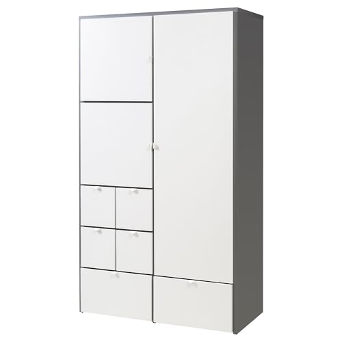 ProTuning Armario VISTHUS gris/blanco, 122 x 59 x 216 cm