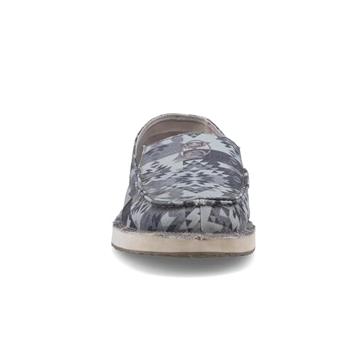 Image of Twisted X Men's Hooey Slip-On, Moc Toe, Grey Multi, 14 M