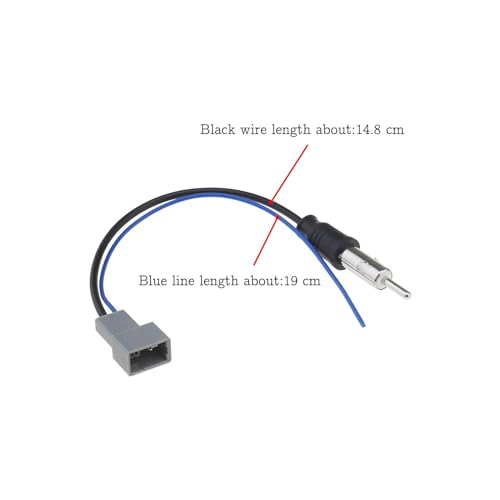 YINETTECH Antenna Adapter Car Radio Converter Adapter Compatible with Honda Acura MDX Civic Accord CRV City Element Compatible with Mazda 2 3 6 CX-5 - Image 4