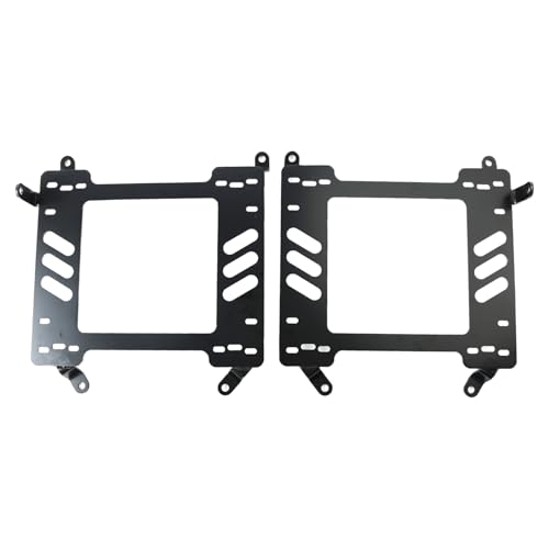 Frezon Left+Right Heavy Duty 5MM Racing Seat Bracket Adapter Fit For Ford Mustang 2015+ Up