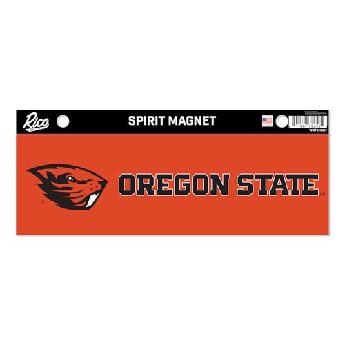 Rico Industries NCAA Oregon State Beavers 4 x 10 Team Spirit Magnet - Car, Home Décor - Refridgerator, Office, Kitchen