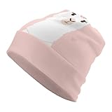 JZemdybill Strickmütze, niedliche Chihuahua-Beanie-Mütze, Beanie-Mütze zum Laufen, Radfahren,...