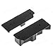 WORKER Top and Side Rail Adapter Picatinny Base Set for Nerf Stryfe Modify Toy Color Black