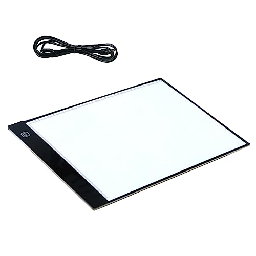 KALLORY Led Illuminating Board for Artists A4 Copy Board Writing Desk Light Light Box Scale