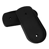 Ciieeo 2 Stück Kunststoff Fußpedale Schwarz für Stepper Ellipsentrainer Rutschfeste Ersatzteile für Heimfitnessgeräte Rudermaschinen und Stufenplattformen