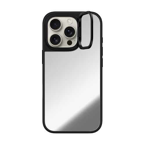 Coque iPhone 16 Pro CASETiFY miroir argent et noir compatible MagSafe - 3