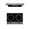 CAMPLUX RV Induction Cooktop and 22 Inches RV Range Hood Combo