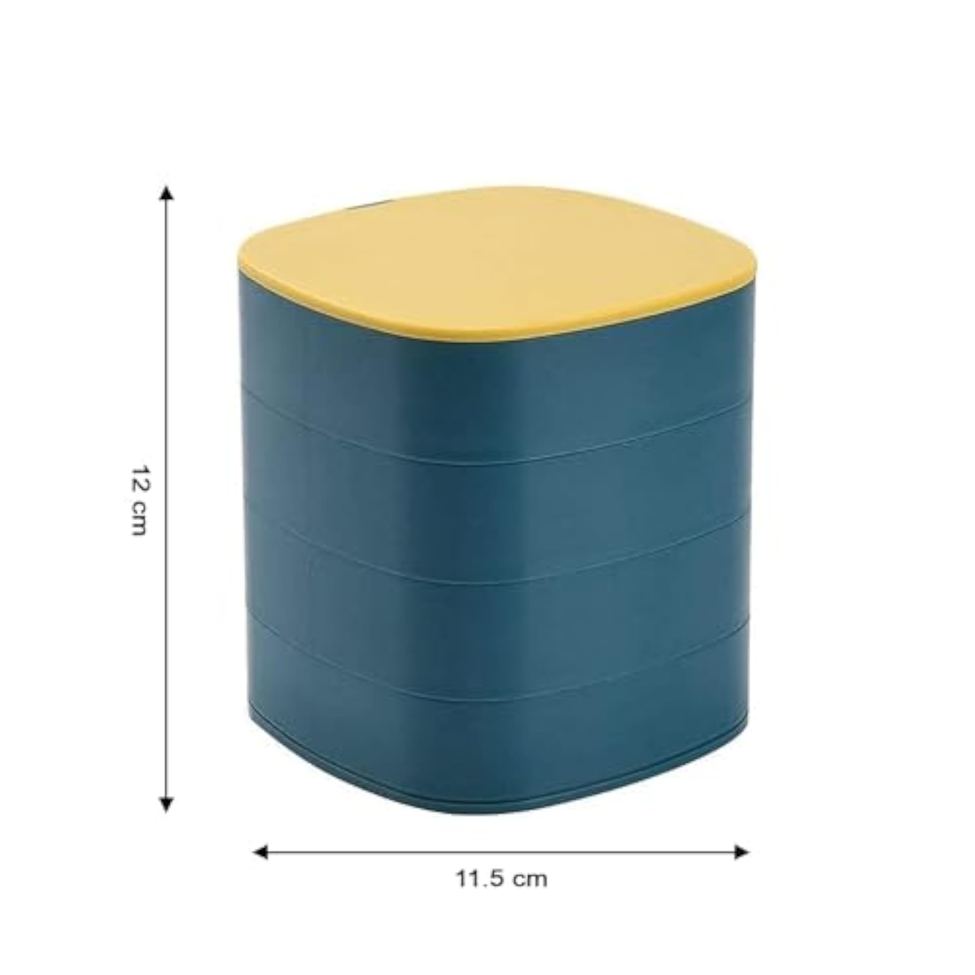 360 Degree Rotating Jewelry Box with Mirror