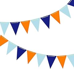 Blue,light-blue and Orange