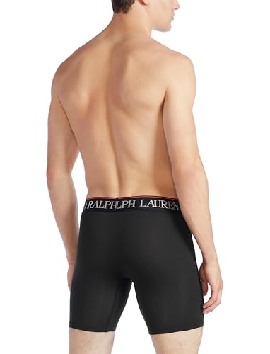 Image of POLO RALPH LAUREN Men's Underwear Boxer Briefs Pack, 3-Pack, 4D Flex Cooling Microfiber Underwear, Wicking Boxer Briefs