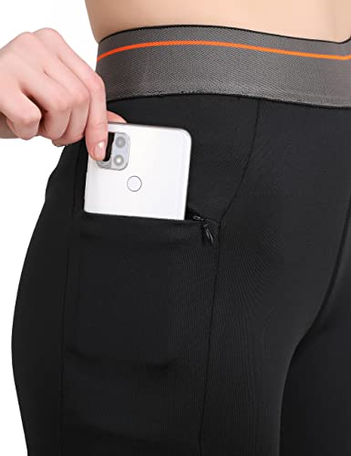 Image of NEVER LOSE Compression Shorts Women Compression Underwear for Women Athletic Shorts with Pockets,Running Workout Fitness Shorts