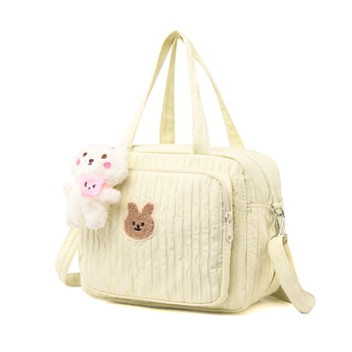 Bolsa de pañales ajustable de un solo hombro con almacenamiento para biberón