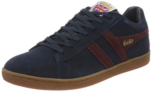 Image of Gola Equipe Suede - Sneakers for Men - Contrasting Wingflash - Heel Return - Durable Cupsole - Low Silhouette