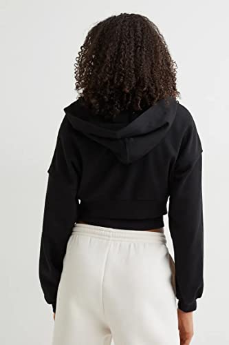 Image of Women Cotton Blend Hooded Sweatshirt